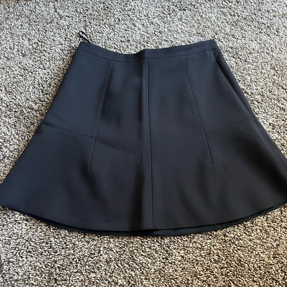 J. Crew Classic Black A-Line Skirt